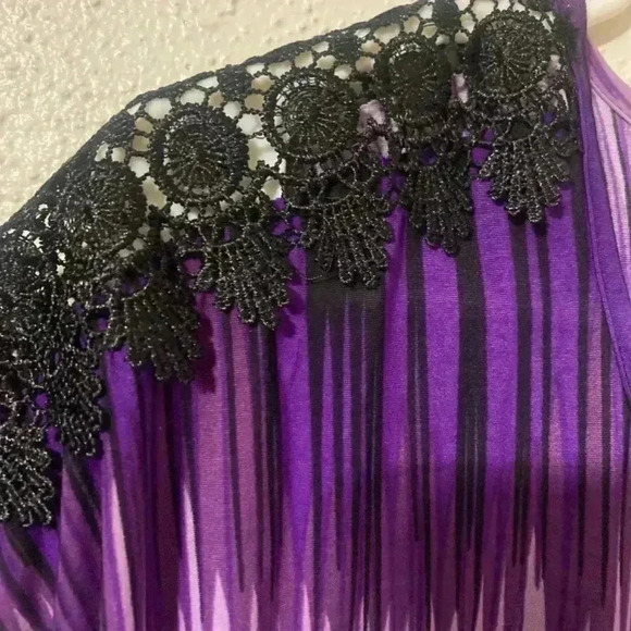 PARIS PINK CASUAL FLOWY TOP XL - Picture 3 of 5